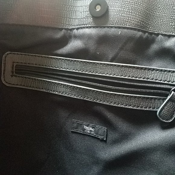 Chain Strap Detail Faux Leather Maxi Tote Bag - Picture 5 of 13